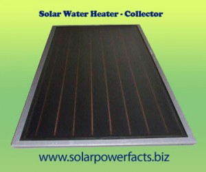 Solar Water Heater - Collector