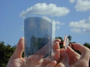 Transparent solar cell