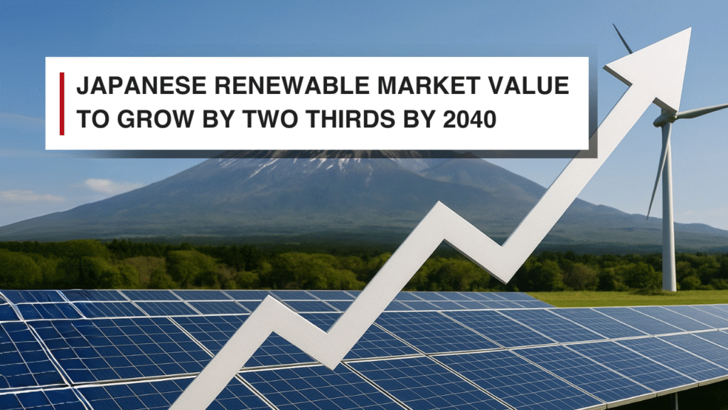 grow of Japan solar market by 2040